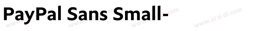 PayPal Sans Small字体转换 PayPal Sans Small字体转换